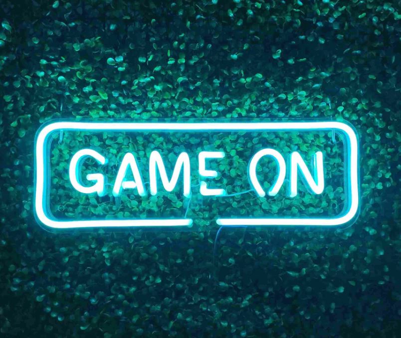 Game On Neon Sign
