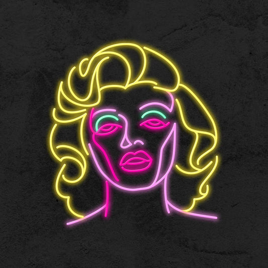 Marilyn Monroe Neon Sign - Neon Now with FREE Remote Control, Accessories and Woldwide  Delivery.