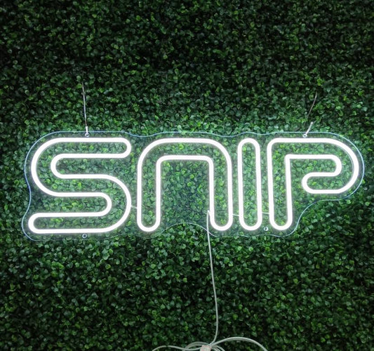 SNIP Neon Sign
