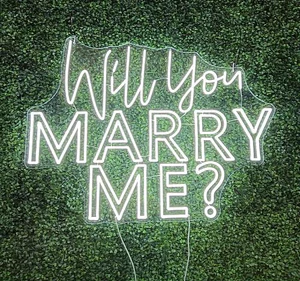 neon sign uses for engagemants and proposals