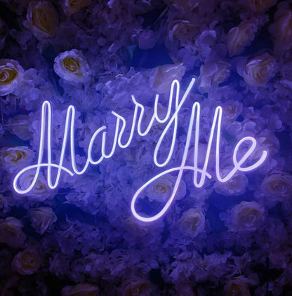 Marry Me Neon Sign