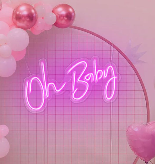 Oh Baby Neon Sign