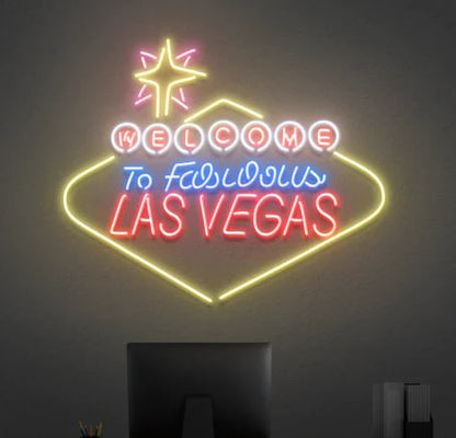 Welcome to Fabulous Las Vegas Neon Sign