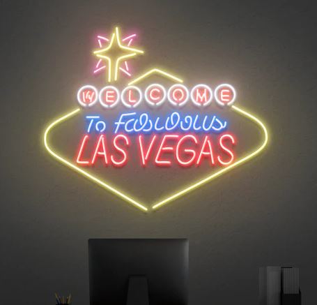Welcome to Fabulous Las Vegas Neon Sign